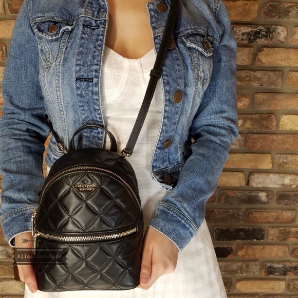 Kate Spade NATALIA mini convertible BACKPACK Black main image 8